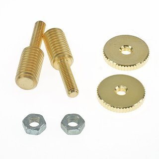 Faber BSW-Kit, Bridge-Adapterkit 4mm/8mm, vergoldet, glänzend