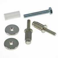 Faber Master Sustain Kit, inch, vernickelt, glänzend, iNsert, vernickelte Saitenreiter