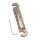 Faber Tone Bar Wraparound Aluminium Tailpiece RIGHTHAND, vernickelt, aged, Messing Bars