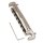 Faber Tone Bar Wraparound Aluminium Tailpiece LEFTHAND, vernickelt, glänzend, Titan Bars