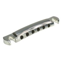 Faber Aluminium Tailpiece, vernickelt, satiniert