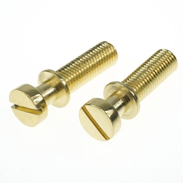 Faber 59 Gibson Style Tailpiece Studs, vergoldet, glänzend, zöllische Gewinde