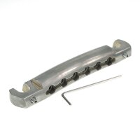 Faber Aluminium Wraparound Tailpiece, vernickelt, aged