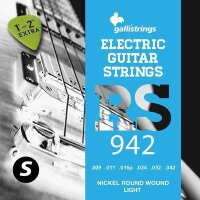 Galli nickel wound electric guitar strings, 009-042