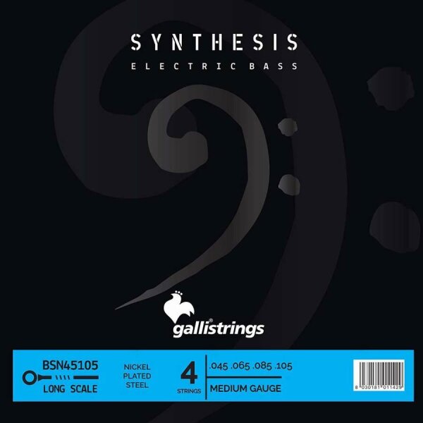 Galli Synthesis 4-string bass guitar strings, 045-105