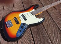 SX JBX62 Elektrische Bass Gitarre, 3-tone sunburst