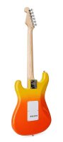 SX Modern Series S-Style E-Gitarre, Burning Fire