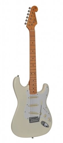 SX SST57 S-Style E-Gitarre, vintage white