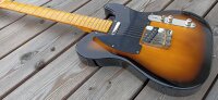 Wagner T-Style 2-Tone Burst, geflammter Ahorn Hals