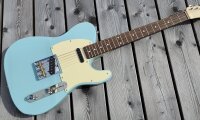 Wagner T-Style Sonic Blue Ahorn / Rosewood Hals