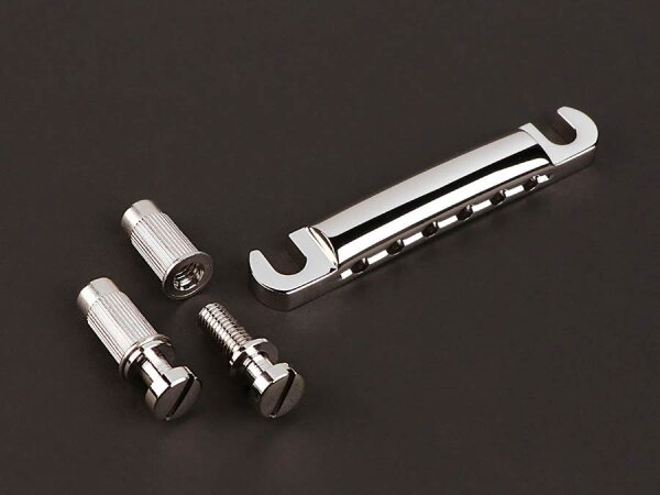 Aluminium Tailpiece, verchromt, glänzend