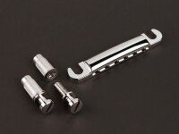 Aluminium Tailpiece, verchromt, glänzend