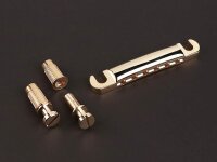 Aluminium Tailpiece, vergoldet, glänzend