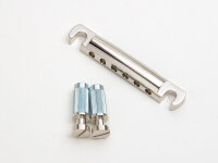Aluminium Tailpiece, vernickelt, glänzend
