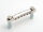 Aluminium Tailpiece, vernickelt, glänzend