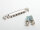 Aluminium Tailpiece, vernickelt, glänzend