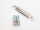 Aluminium Tailpiece, vernickelt, glänzend